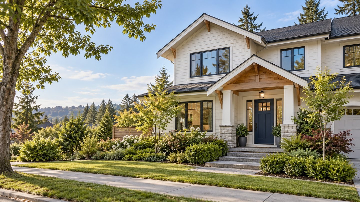 Welcoming contemporary home in a leafy British Columbia neighbourhood